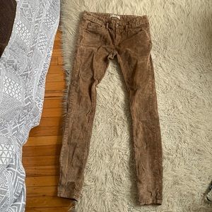 free people corduroy skinny pants